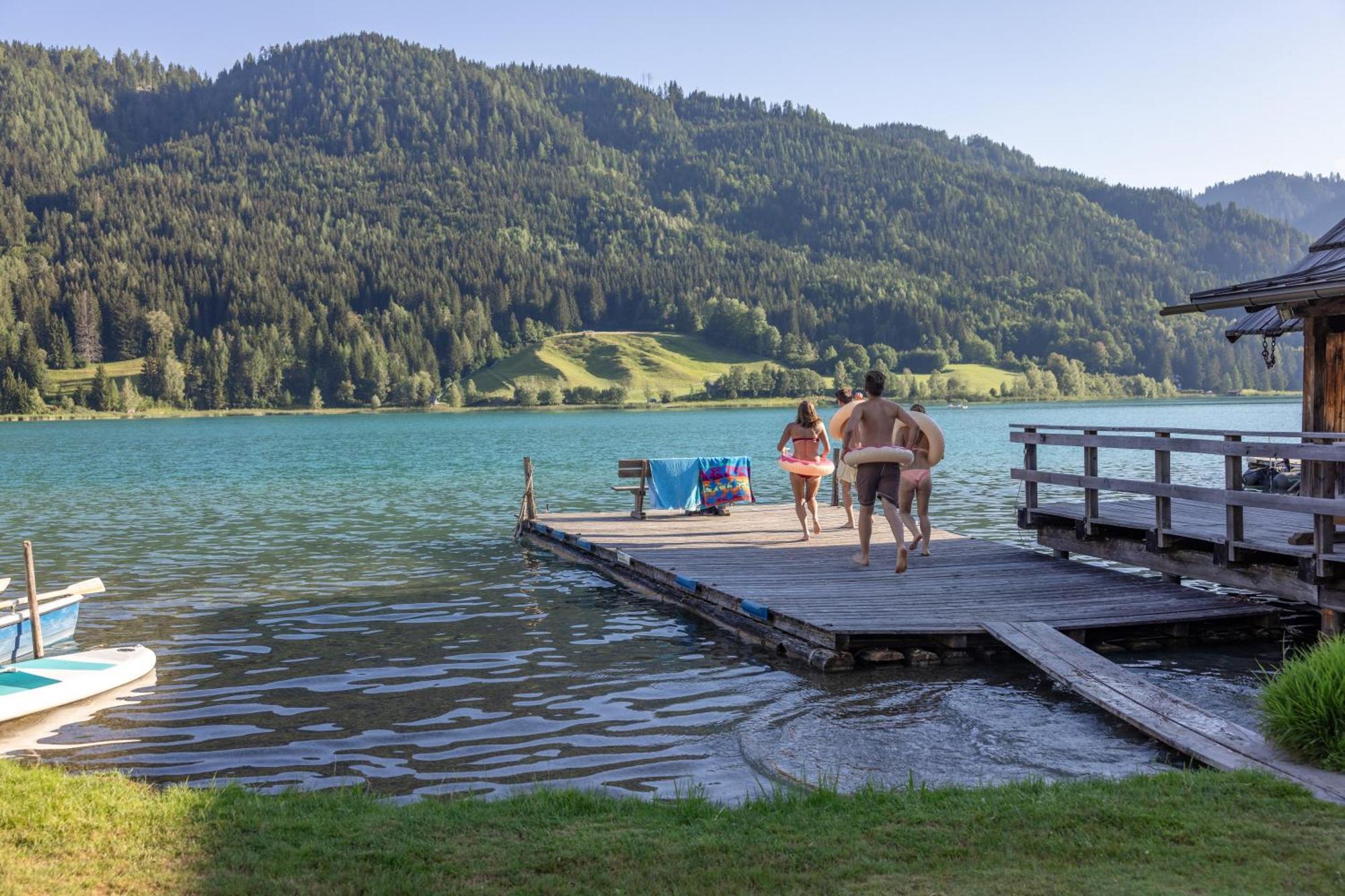 Ferienhof Hoffmann Hotel Weissensee Bagian luar foto